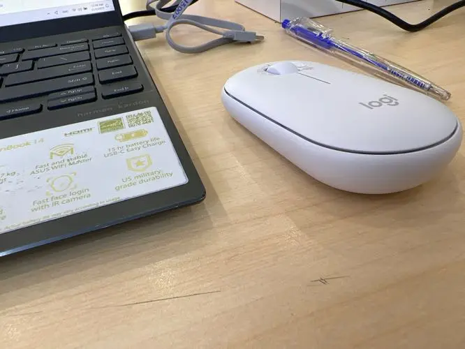 Khách hàng review Chuột Không dây Bluetooth Silent Logitech Pebble M350 1