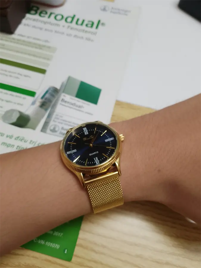 Khách hàng review Đồng hồ ELIO 38 mm Nam ES046-01 3