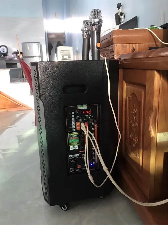 Khách hàng review Loa kéo karaoke Nanomax S-820 400W 12