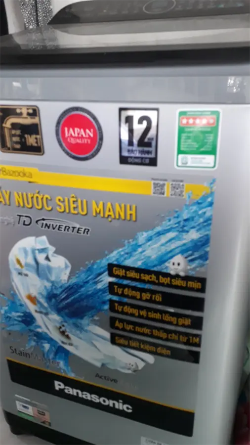 Khách hàng review Máy giặt Panasonic Inverter 9.5 kg NA-FD95X1LRV 13