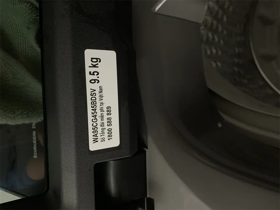 Khách hàng review Máy giặt Samsung Inverter 9.5 kg WA95CG4545BDSV 30