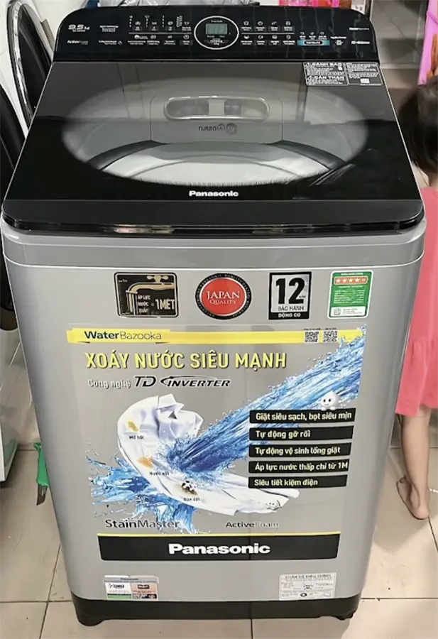 Khách hàng review Máy giặt Panasonic Inverter 9.5 kg NA-FD95X1LRV 11