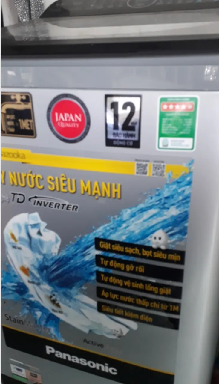 Khách hàng review Máy giặt Panasonic Inverter 9.5 kg NA-FD95X1LRV 5