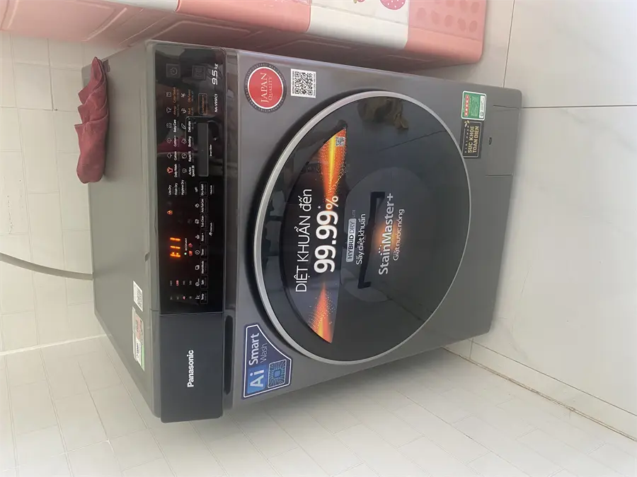 Khách hàng review Máy giặt Panasonic Inverter giặt 9.5 kg - sấy tiện ích 2 kg NA-V95FC1LVT 28