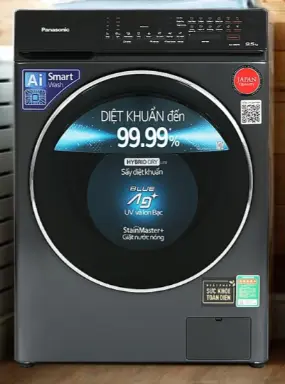Khách hàng review Máy giặt Panasonic Inverter giặt 9.5 kg - sấy tiện ích 2 kg NA-V95FC1LVT 26