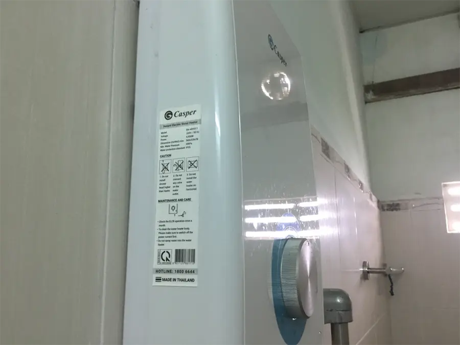 Khách hàng review Máy nước nóng trực tiếp Casper 4500W EN-45TH11 4