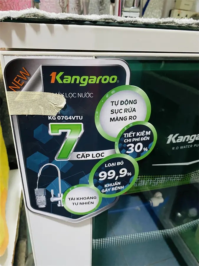 Khách hàng review Máy lọc nước RO Kangaroo KG07G4VTU 7 lõi 2