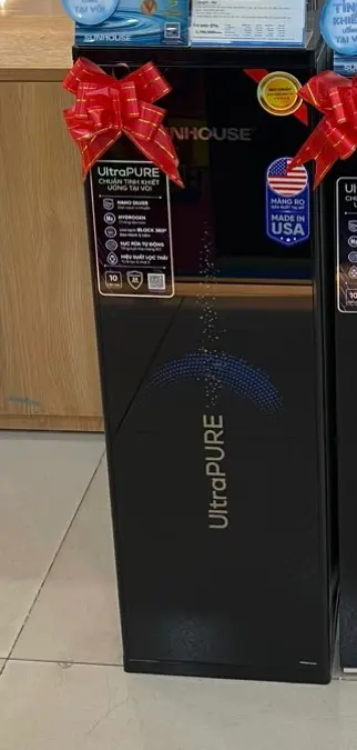 Khách hàng review Máy lọc nước RO nóng nguội lạnh Hydrogen Sunhouse UltraPURE SHA76622KL 10 lõi 14
