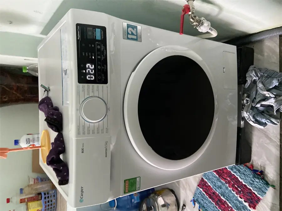 Khách hàng review Máy giặt Casper Inverter 9.5 KG WF-95I140BWC 11