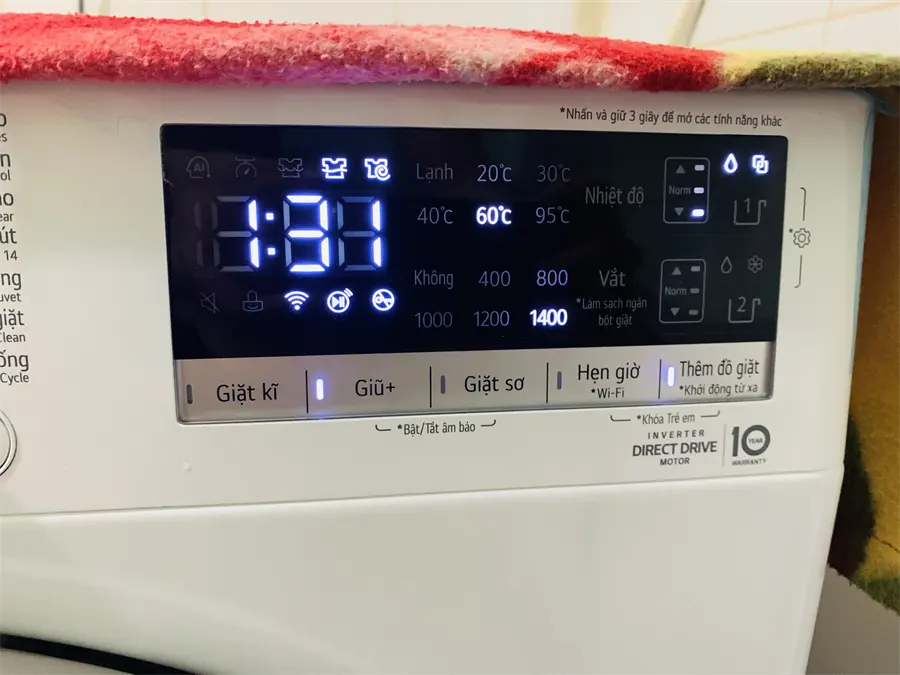 Khách hàng review Máy giặt LG AI DD Inverter 11 kg FV1411S4WA 4