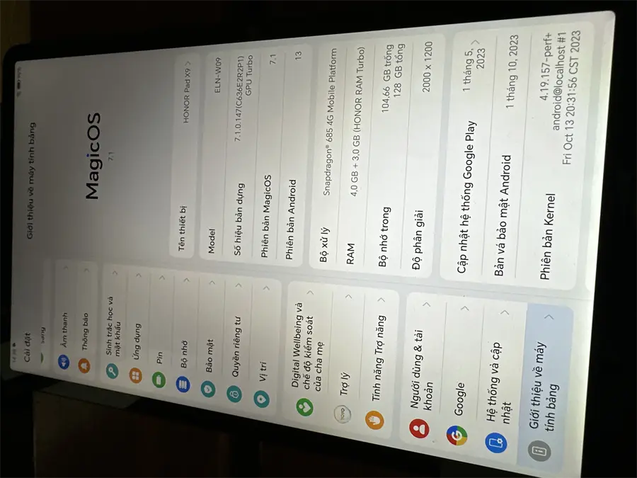 Khách hàng review Máy tính bảng HONOR Pad X9 WiFi 4GB/128GB 8