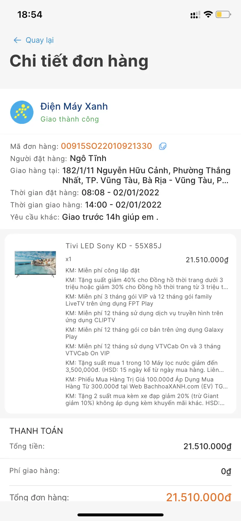 Khách hàng review Android Tivi Sony 4K 55 inch KD-55X85J 3