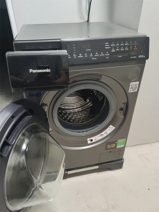 Khách hàng review Máy giặt Panasonic Inverter giặt 10.5 kg - sấy tiện ích 2 kg NA-V105FC1LV 10