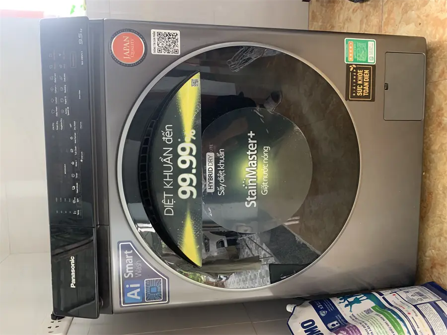 Khách hàng review Máy giặt Panasonic Inverter giặt 9.5 kg - sấy tiện ích 2 kg NA-V95FC1LVT 18