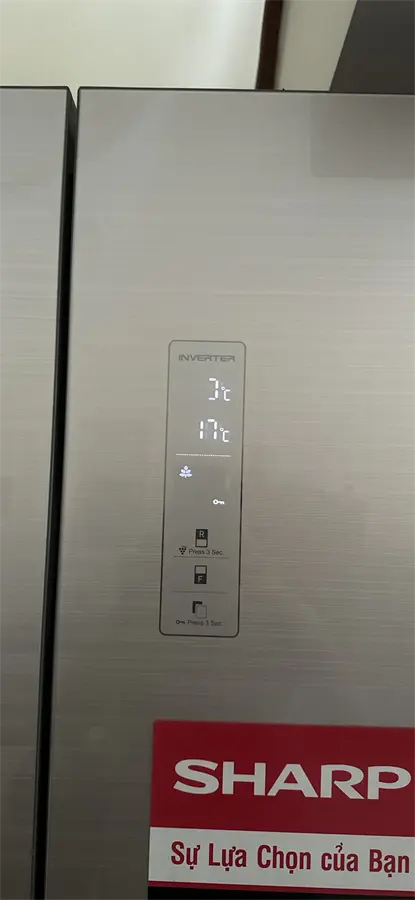 Khách hàng review Tủ lạnh Sharp Inverter 401 lít Multi Door SJ-FXP480VG-CH 1