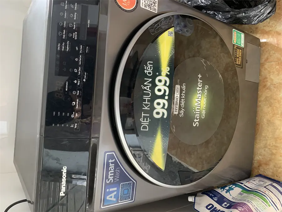Khách hàng review Máy giặt Panasonic Inverter giặt 9.5 kg - sấy tiện ích 2 kg NA-V95FC1LVT 17