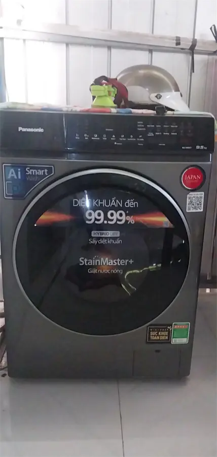 Khách hàng review Máy giặt Panasonic Inverter giặt 9.5 kg - sấy tiện ích 2 kg NA-V95FC1LVT 14