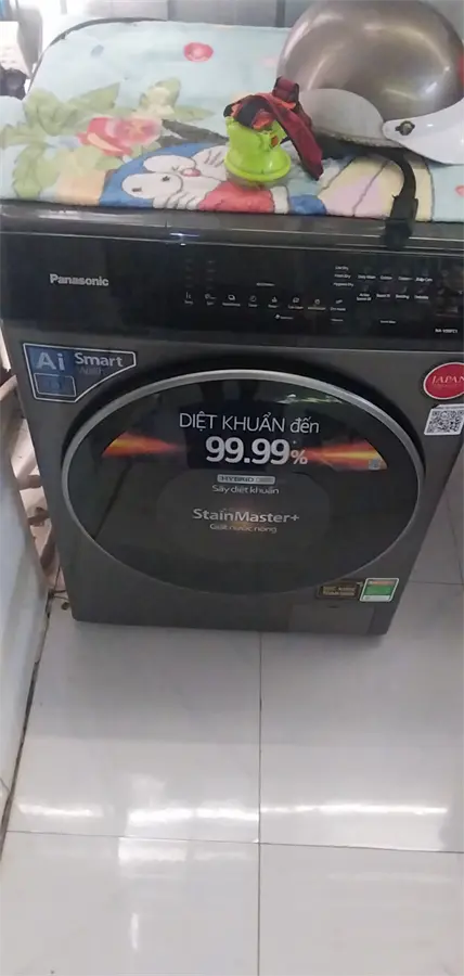 Khách hàng review Máy giặt Panasonic Inverter giặt 9.5 kg - sấy tiện ích 2 kg NA-V95FC1LVT 13
