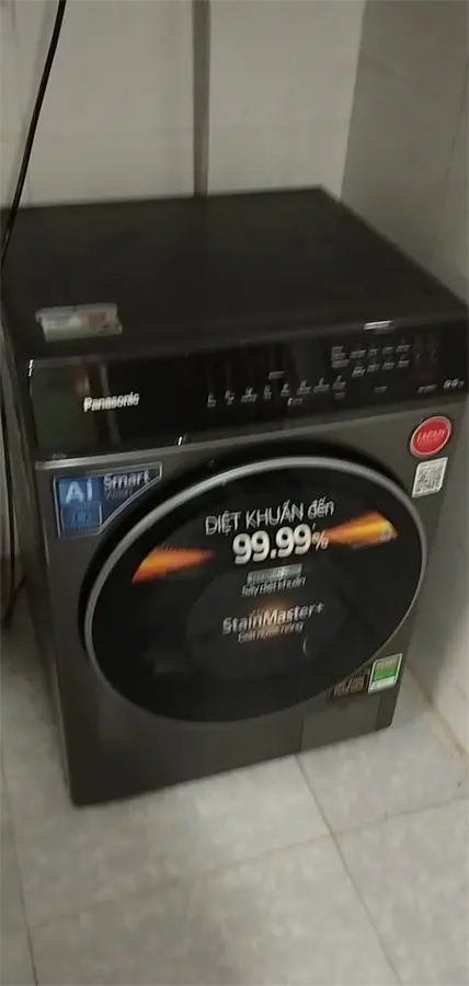 Khách hàng review Máy giặt Panasonic Inverter giặt 9.5 kg - sấy tiện ích 2 kg NA-V95FC1LVT 11