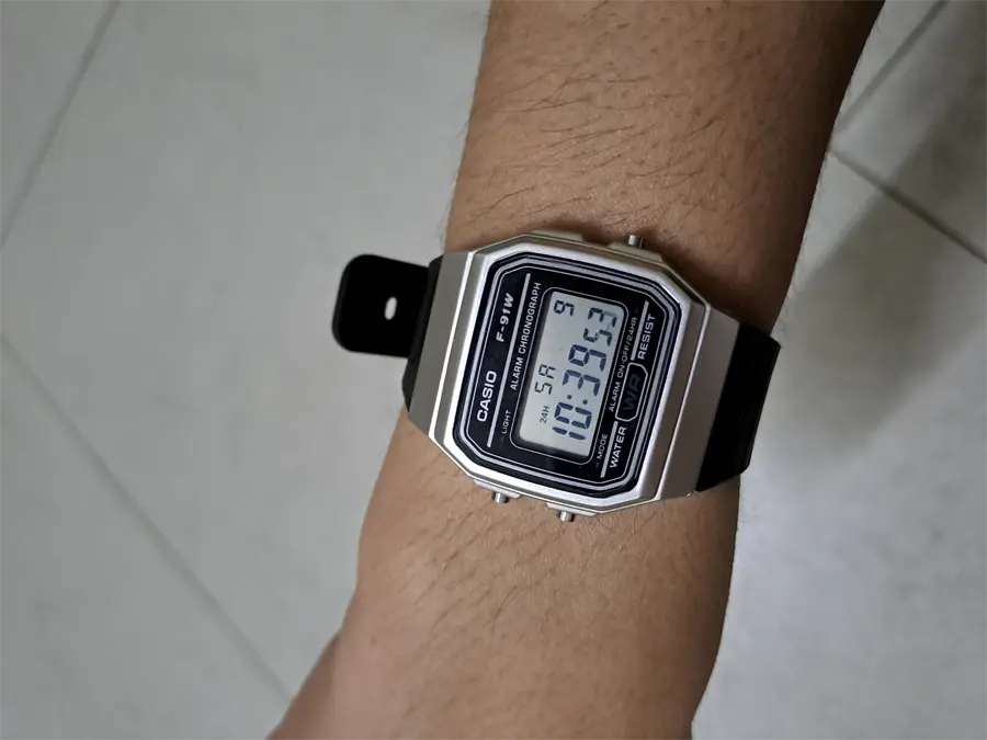 Khách hàng review Đồng hồ CASIO Timeless 33 mm Unisex F-91WM-7ADF 1