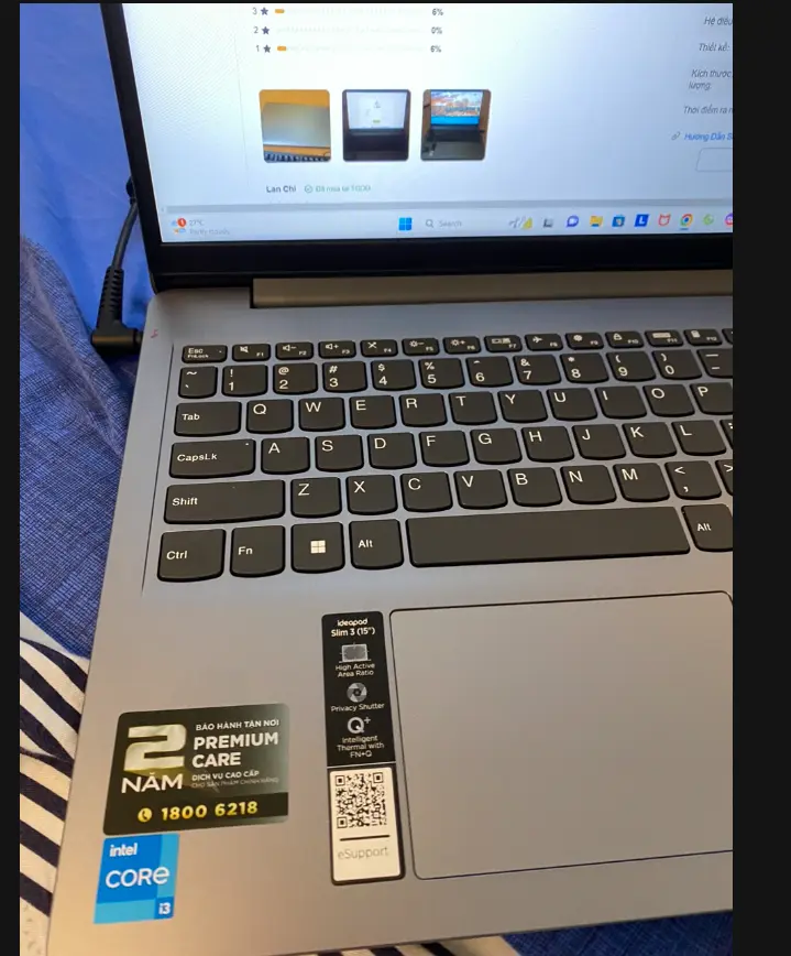 Khách hàng review Laptop Lenovo Ideapad 3 15ITL6 i3 1115G4/8GB/256GB/Win11 (82H803SGVN) 2