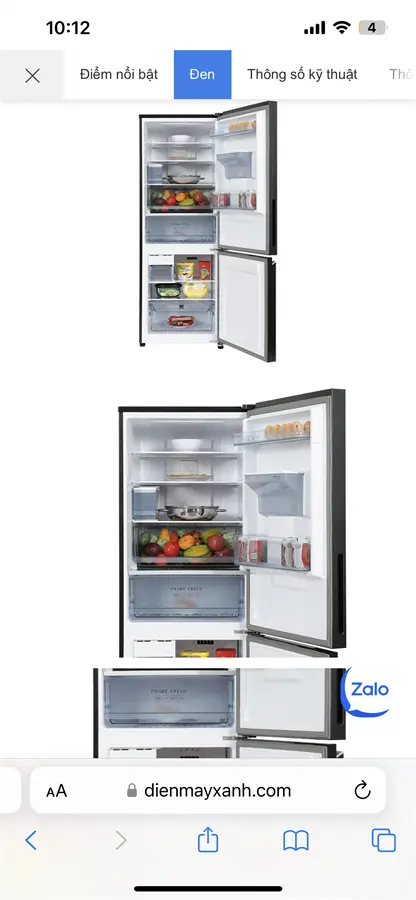 Khách hàng review Tủ lạnh Panasonic Inverter 300 lít NR-BV331WGKV 12