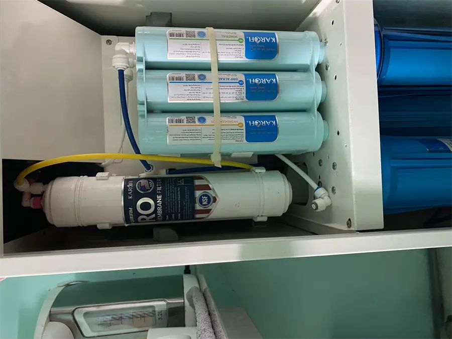 Khách hàng review Máy lọc nước RO nóng nguội lạnh Hydrogen Karofi KAD-X39 10 lõi 37