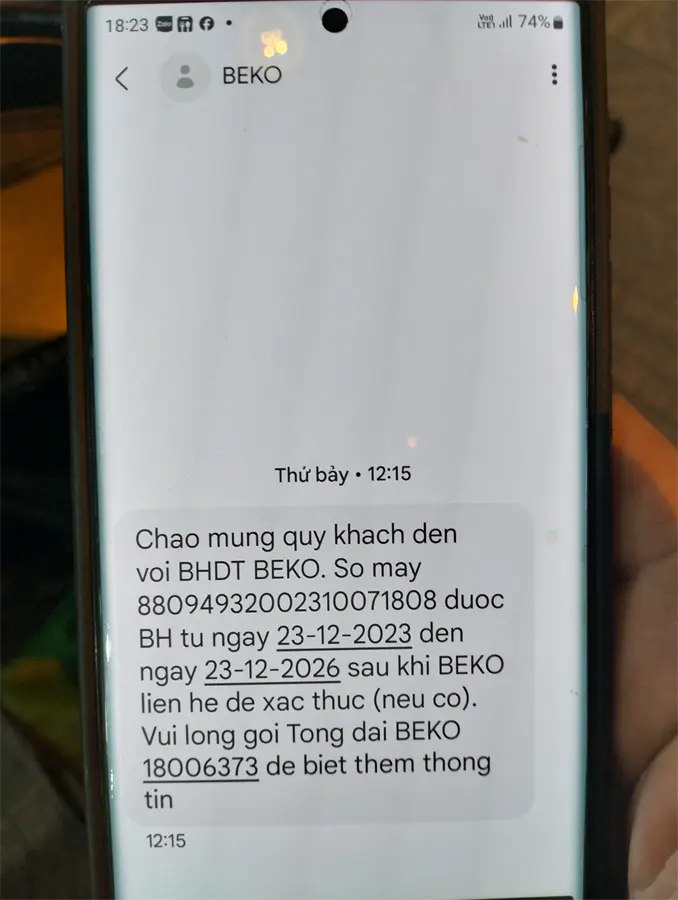 Khách hàng review Máy nước nóng trực tiếp Beko 3500W BWI35S2D-213 2