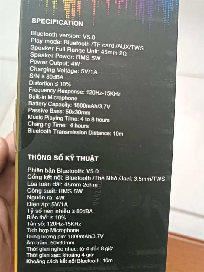 Khách hàng review Loa Bluetooth Mozard Y550 Plus 2