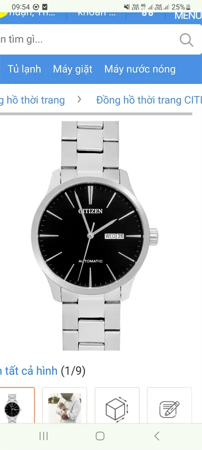 Khách hàng review Đồng hồ CITIZEN Mechanical 40 mm Nam NH8350-83E 2