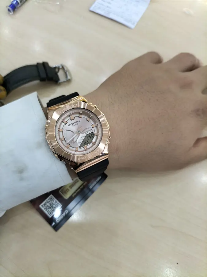 Khách hàng review Đồng hồ G-SHOCK 2100 40.4 mm Nữ GM-S2100PG-1A4DR 2