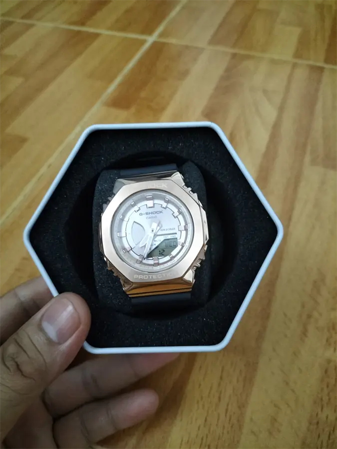 Khách hàng review Đồng hồ G-SHOCK 2100 40.4 mm Nữ GM-S2100PG-1A4DR 1