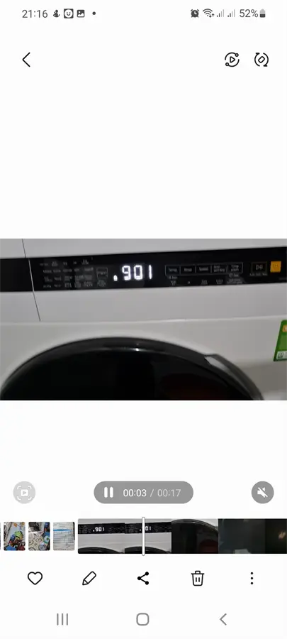 Khách hàng review Máy giặt Whirlpool FreshCare Inverter 8 kg FWEB8002FW 1