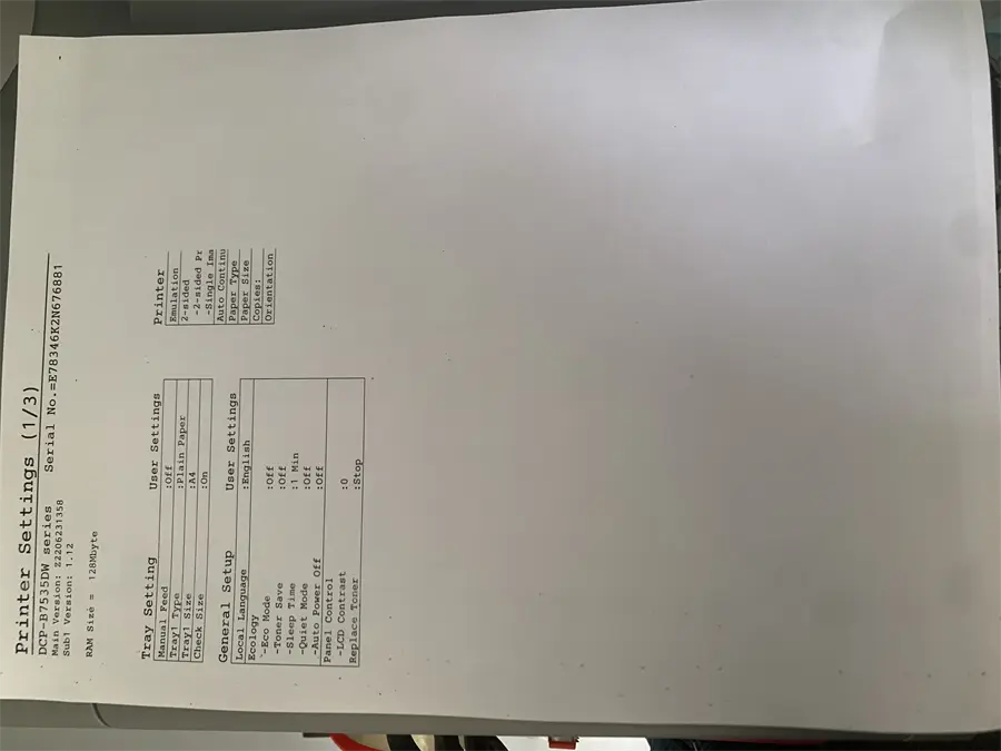 Khách hàng review Máy in laser trắng đen đa năng Brother DCP-B7535DW Wifi 1