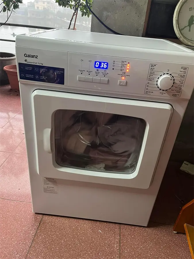 Khách hàng review Máy sấy thông hơi Galanz 7 kg DV-70Q1C 1