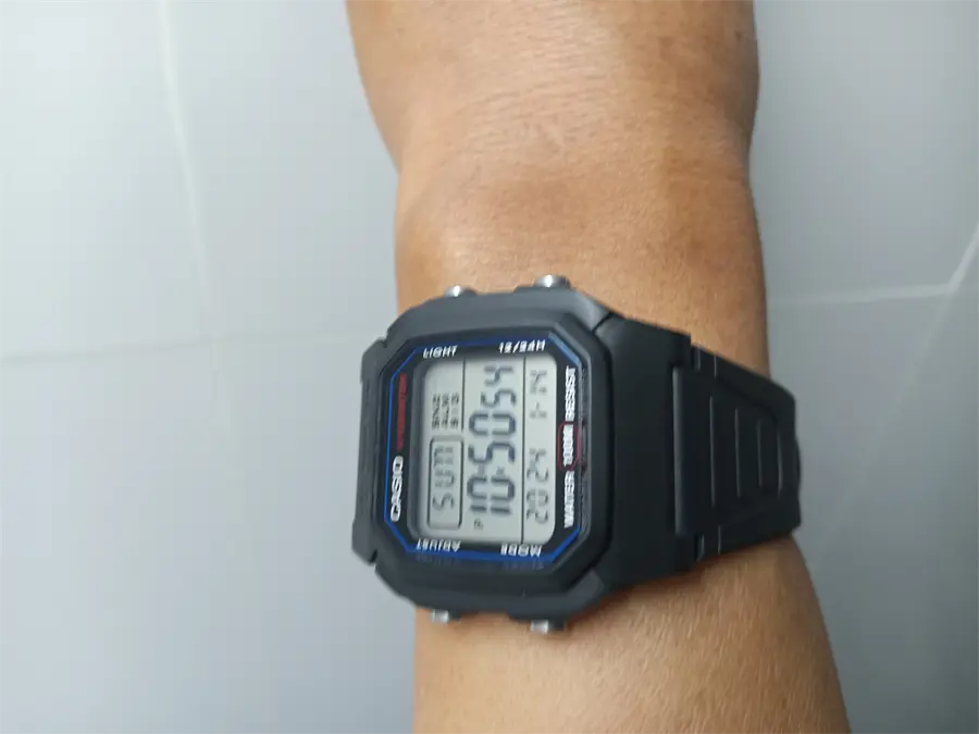 Khách hàng review Đồng hồ CASIO Timeless 36.8 mm Nam W-800H-1AVDF 5