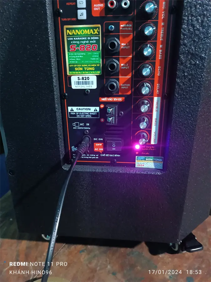 Khách hàng review Loa kéo karaoke Nanomax S-820 400W 10