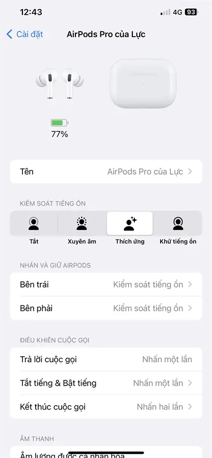 Khách hàng review Tai nghe Bluetooth AirPods Pro Gen 2 MagSafe Charge (USB-C) Apple MTJV3 9