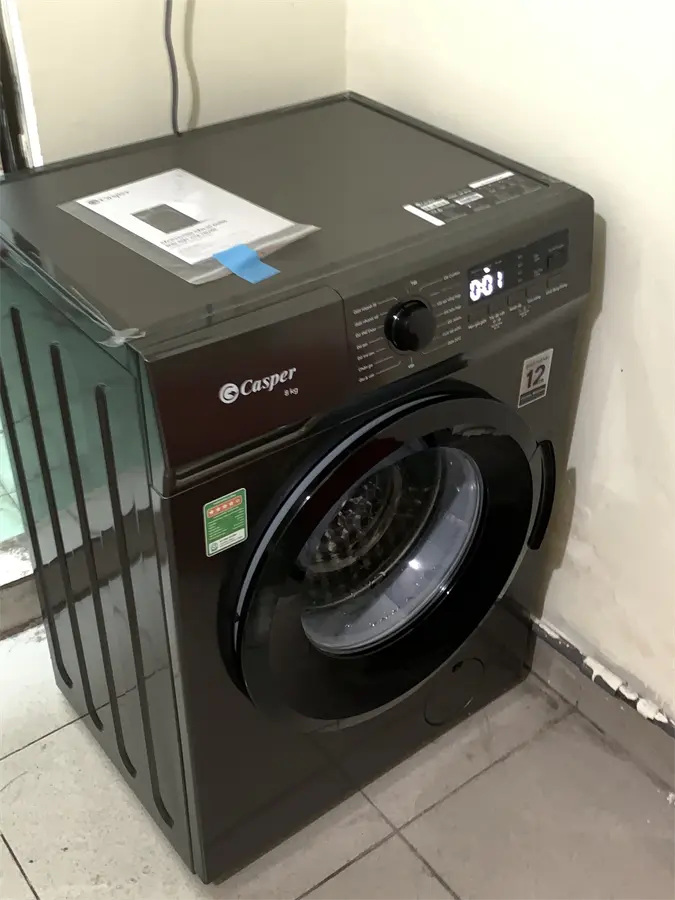 Khách hàng review Máy giặt Casper Inverter 8 kg WF-8VG1 1