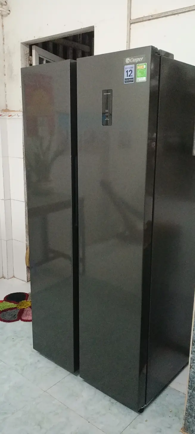 Khách hàng review Tủ lạnh Casper Inverter 458 lít Side By Side RS-460PG 12