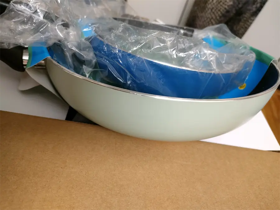 Khách hàng review Chảo nhôm chống dính vân đá đáy từ 26 cm Elmich Colosseum Y1 EL-3720 Xanh dương 1