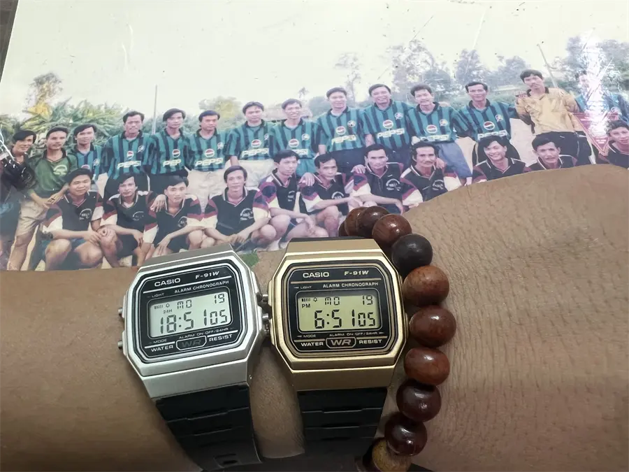 Khách hàng review Đồng hồ CASIO Timeless 33 mm Nam F-91WM-9ADF 3