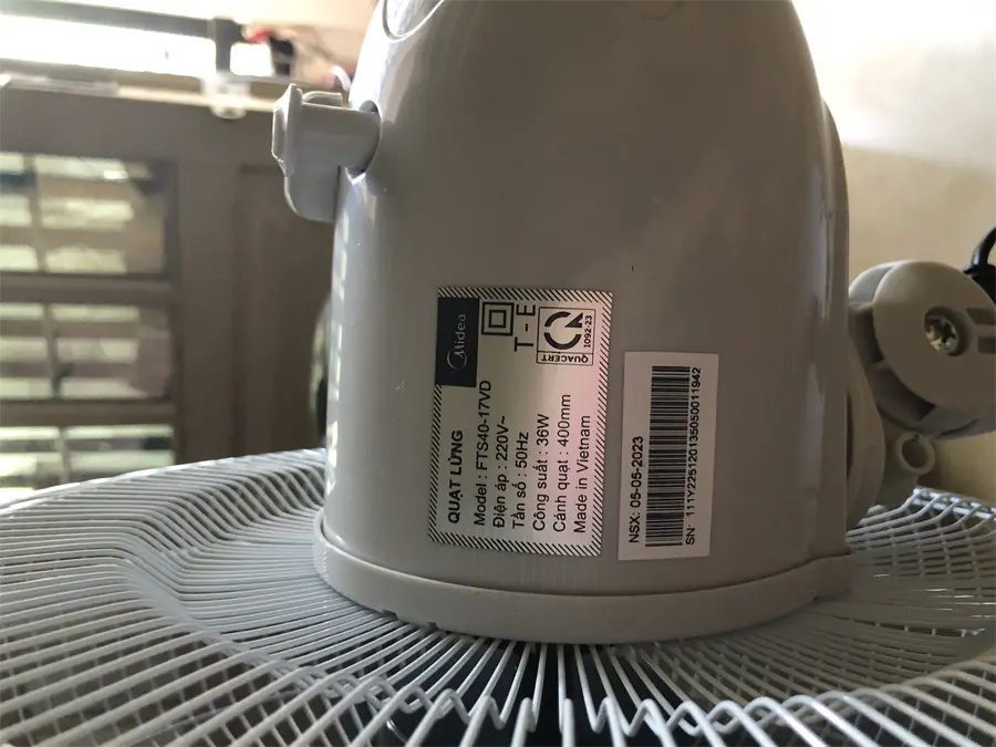 Khách hàng review Quạt lửng Midea 3 cánh FTS40-17VD 36W 2