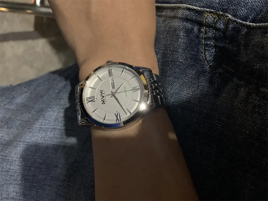 Khách hàng review Đồng hồ MVW 39.5 mm Nam MS068-02 1