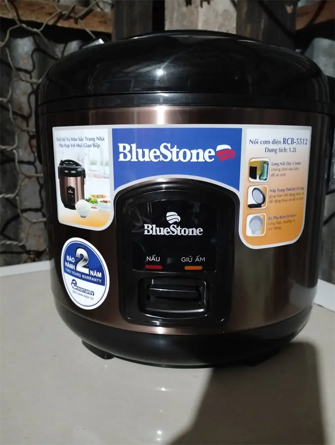Khách hàng review Nồi cơm nắp gài BlueStone 1.2 lít RCB-5512 3
