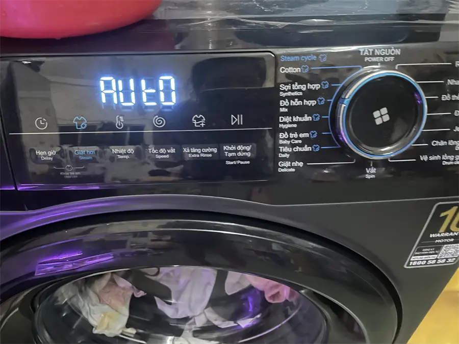 Khách hàng review Máy giặt Aqua Inverter 8.5 kg AQD-A852J BK 23