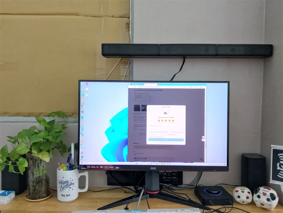 Khách hàng review Bộ loa thanh Sony HT-S20R 400W 2