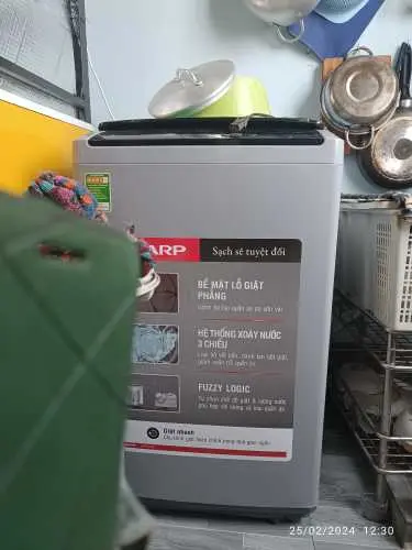 Khách hàng review Máy giặt Sharp 7.5 Kg ES-Y75HV-S 3
