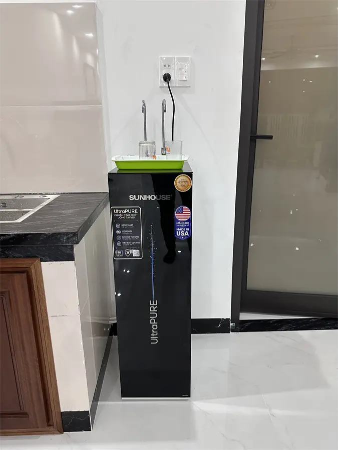 Khách hàng review Máy lọc nước RO nóng nguội lạnh Hydrogen Sunhouse UltraPURE SHA76210KL 10 lõi 30