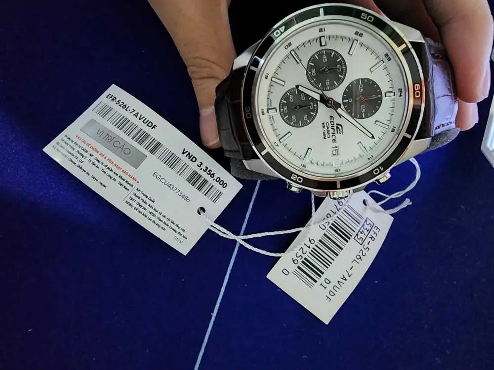 Khách hàng review Đồng hồ EDIFICE CASIO 43 mm Nam EFR-526L-7AVUDF 3